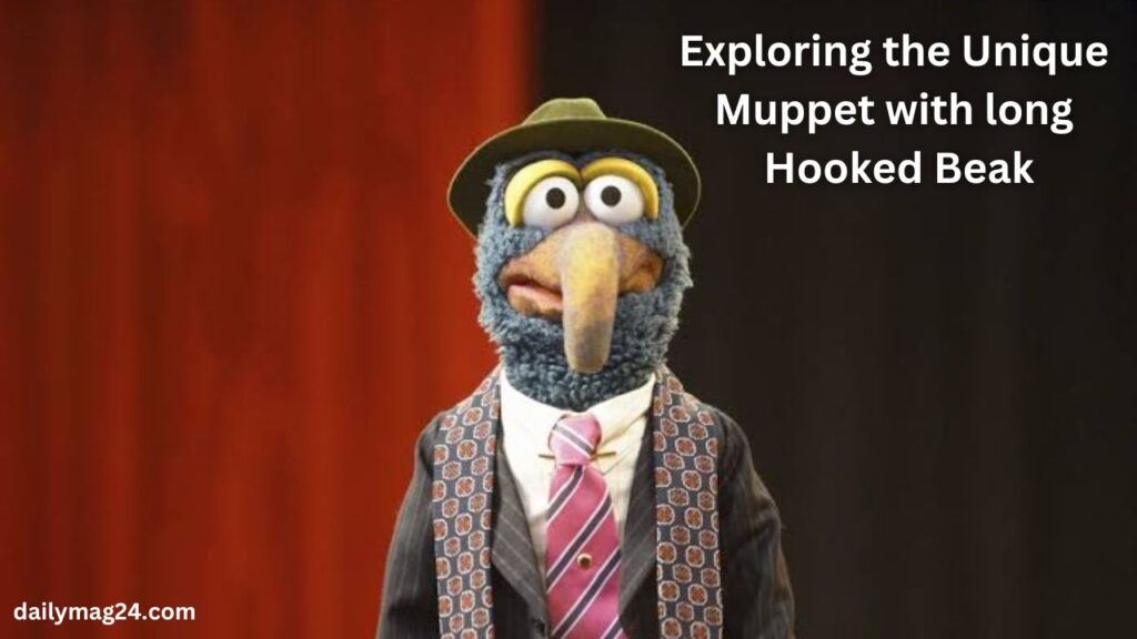 Muppet with long Hooked Beak