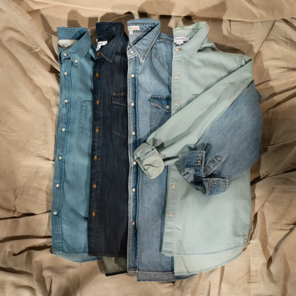 Shop Denim Chambray Shirts Sale