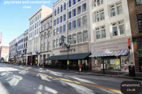 Gay Street and Cumberland River